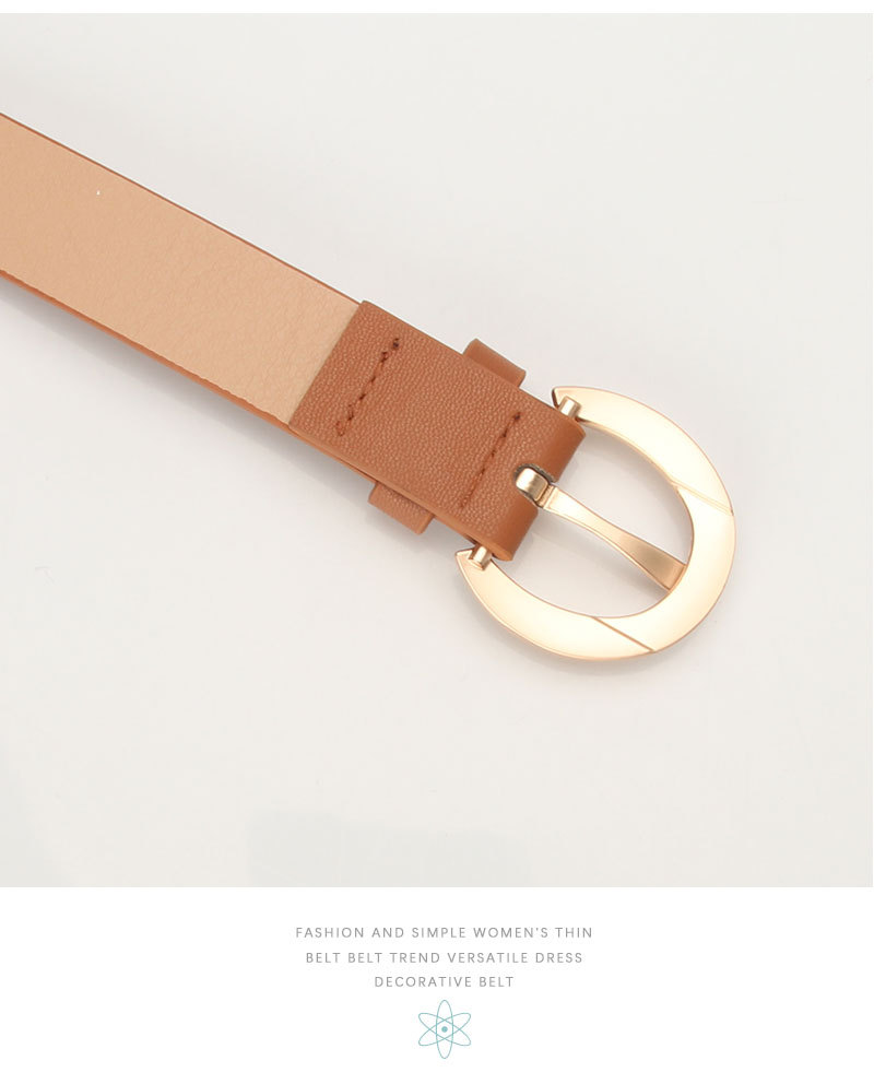European And American Fashion Solid Color Decoration Belt display picture 5