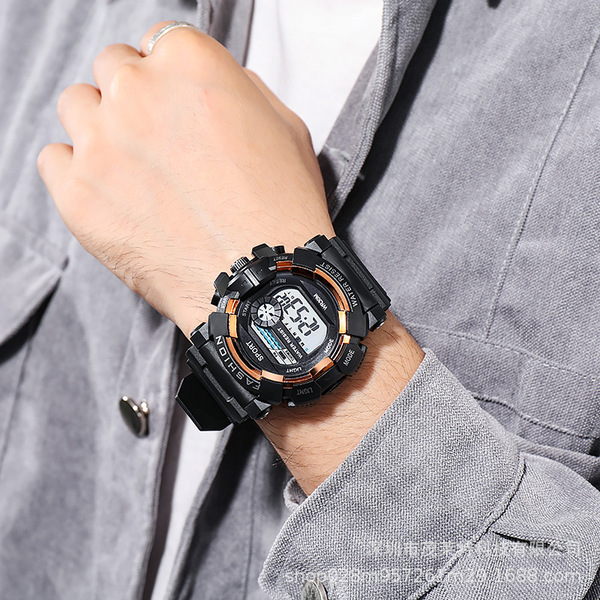 waterproof fashionable digital watch for men and women