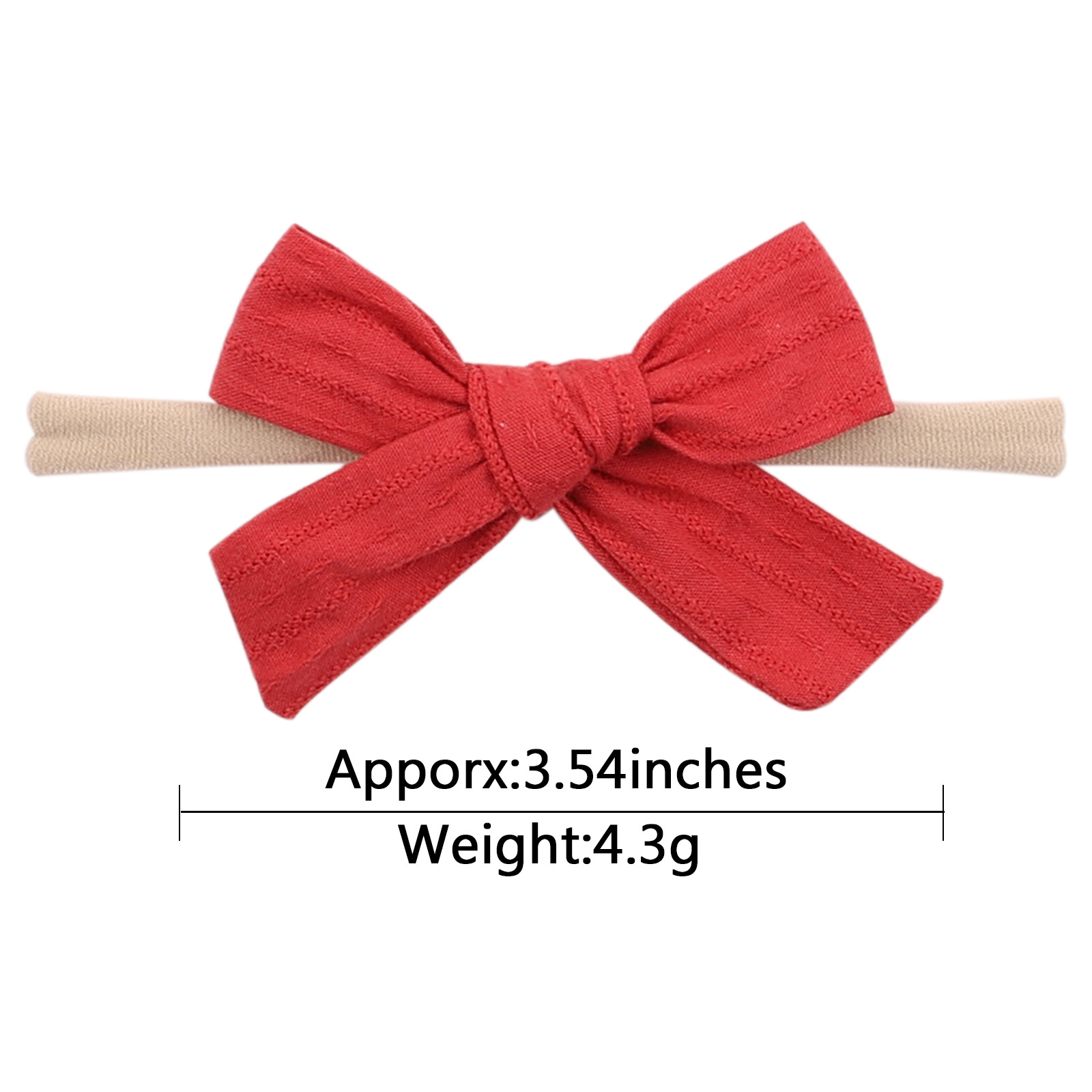 Wholesale Solid Color Bowknot Children's Hairband Nihaojewelry display picture 2