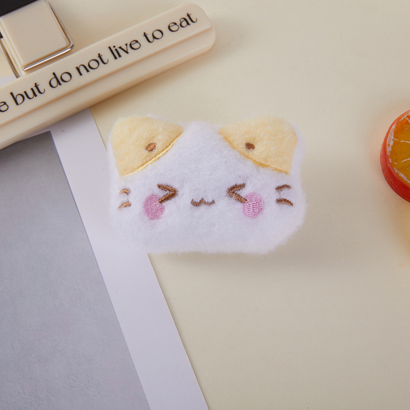 新しい漫画猫絵文字パッケージぬいぐるみブローチアクセサリー人形人形装飾子供のヘアピンアクセサリーアクセサリー|undefined