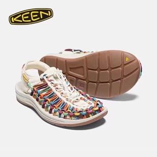AIR KEEN Outdoor Tracing Sandals Non-slip Roman Woven Sandals Sports Breathable Beach Sandals for Couples