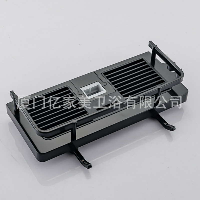 Punch-libre ducha rack caja de almacenamiento de baño Barra de ducha bandeja de elevación PISTOLA DE PULVERIZACIÓN soporte con barra de almacenamiento de gancho