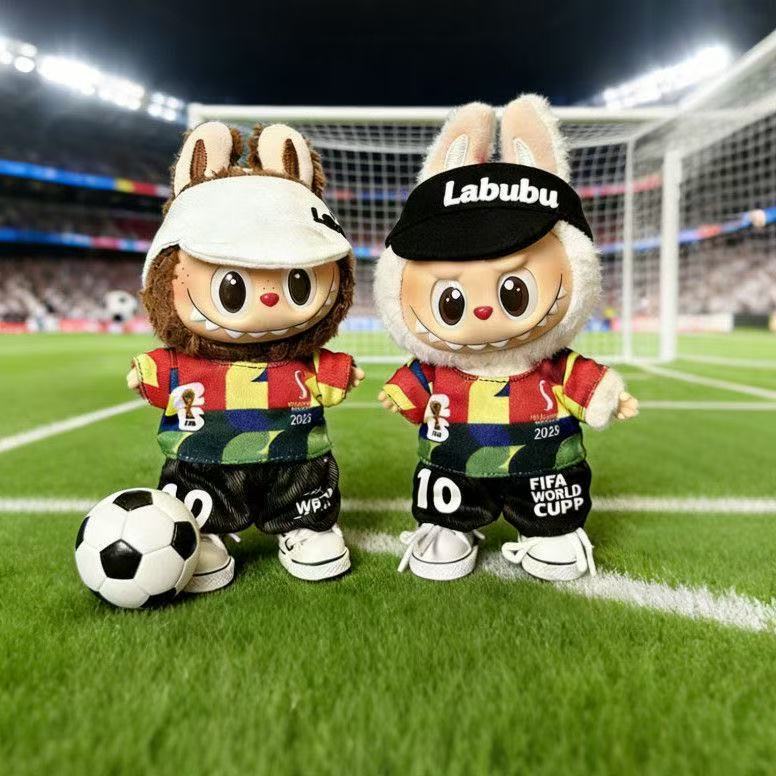Only the Clothes for the First, Second, Third, and Fourth Generations of Labubu Dolls, World Cup Collaboration Style Keychain Labubu Clothes Only the Clothes for the First, Second, Third, and Fourth Generations of Labubu Dolls, World Cup Collaboration Style Keychain Labubu Clothes