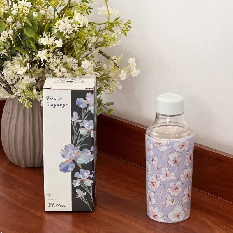 Shang 'en cerámica serie de flores creativas de cerámica tazas de agua fría tazas de mano tazas portátiles para salir tazas de regalo para amigos