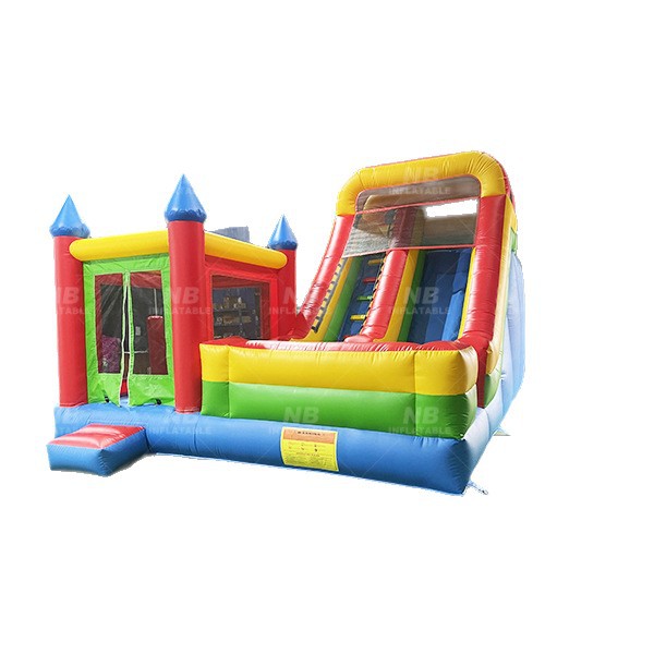 Gran castillo infláble para niños malvado castillo al aire libre deslizante cama de salto combinación centro comercial patio parque equipo de cabina
