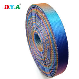 厂家直供印花织带热转印宠物织带箱包背包织带渐变色尼龙织带