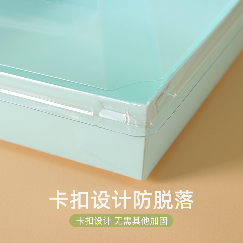 Caja de embalaje de pan de sándwich de pino de carne, caja de embalaje de piel de vaca de nieve puff West Point, pastel de postre