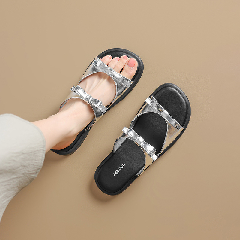 Zapatillas de piso plano de la antigua mujer 2026 nuevo estilo de primavera con falda de moda de noche francesa suave zapatillas frías