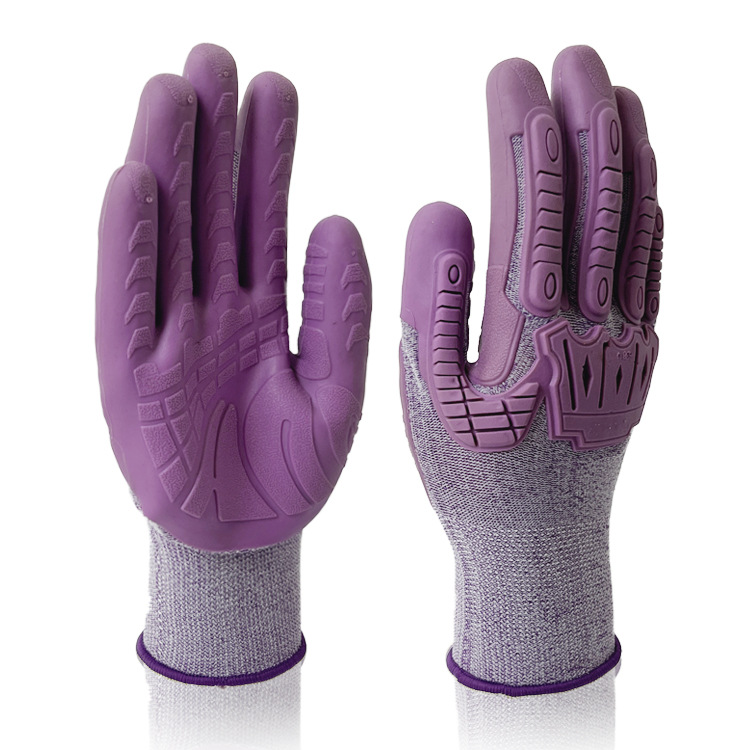 Guantes anticolisión antiimpacto resistentes al desgaste TPE caucho sitio de construcción trabajo protección laboral anti-arañazos productos genuinos Hombres transpirable antideslizante durable