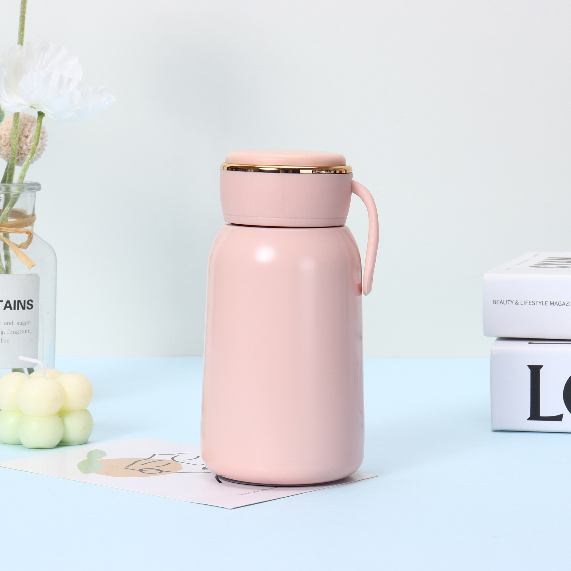 Isolierte Edelstahl Trinkflasche Für Damen Und Herren Kompakt_voghion.com