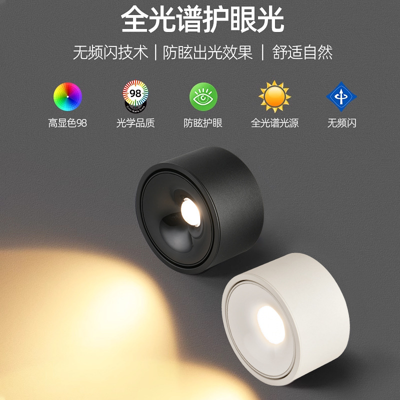 Da Guan Jardín luz de reflector anti-deslumbramiento colina sala de estar sin luz principal luz de techo downlight led corredor luz de techo 495L image 3