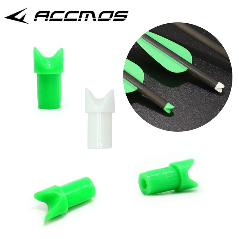 Crossbow pure carbon crossbow arrow tail 4.2/6.2/7.6mm arrow shaft inserted directly into the crescent tail, outdoor shooting and archery accessories