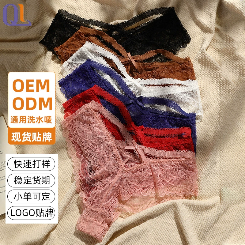 Сексуальные брюки, дышащие хлопковые кружевные брюки, европейский стиль
