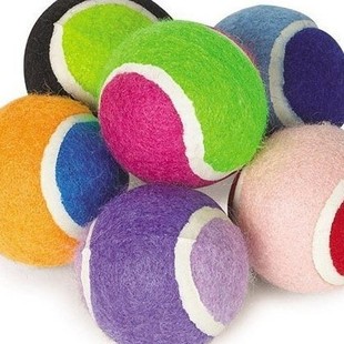 (Factory Direct Sales) Pet Elastic Toy Tennis Ball Launcher Ball Durable Chewing Training Pet Tennis Ball