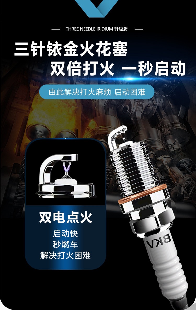 Gac Trumpchi Gs4 Gs5 Gs8 Original Gs3 Gs7 Gm8 Ga4 Ga6 Compatible Dual Iridium Spark Plugs