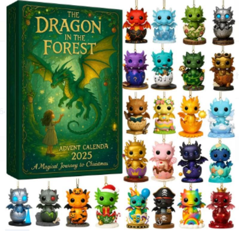 新品完美圣诞节——爱猫人士降临节日历盲盒圣诞树装饰亚克力挂件|undefined