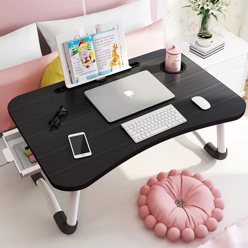 Folding bed small table lazy person laptop desk balcony small table for dorm use to do homework bed table