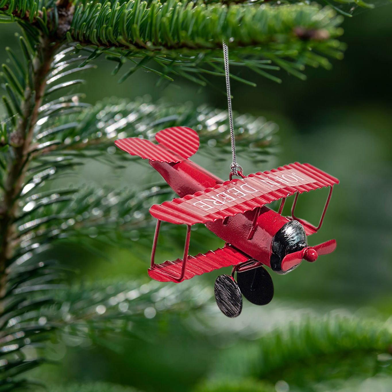 Navidad estilo europeo retro avión de hierro forjado modelo colgante creativo interior sala de estar habitación de los niños decoración del hogar