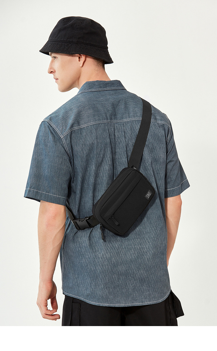 Umhängetasche für Herren, Neuankömmling, Top-Qualität, wasserdichte Brust-/Reise-Umhängetasche aus Oxford-Stoff, lässige kleine Tasche_voghion.com