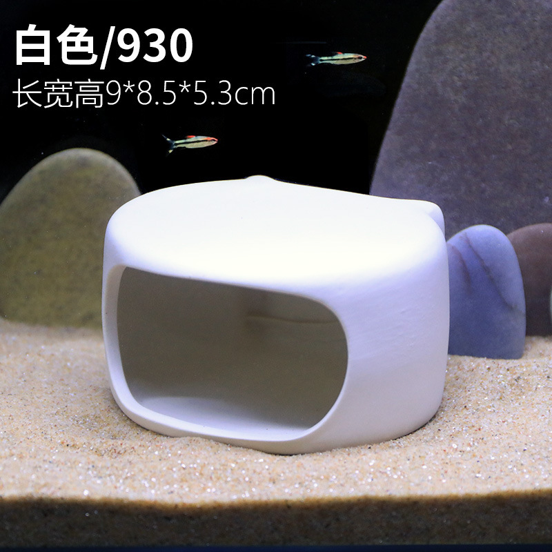 水槽キノコハウス装飾品陶器ポット隠れ家クリエイティブセラミックパッケージ装飾ハウス造園エビの巣エビポット隠れ家|undefined