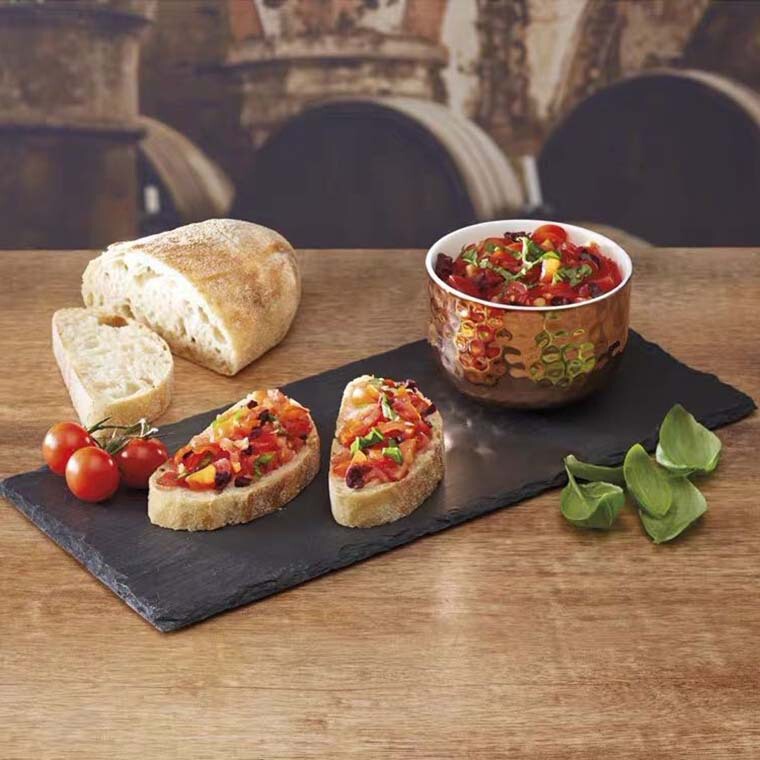 European Style Natural Western Restaurant Slate Plate Light Luxury BBQ Black Rock Plate Tableware Creative Mat Heat Insulated Sushi Plate European Style Natural Western Restaurant Slate Plate Light Luxury BBQ Black Rock Plate Tableware Creative Mat Heat Insulated Sushi Plate