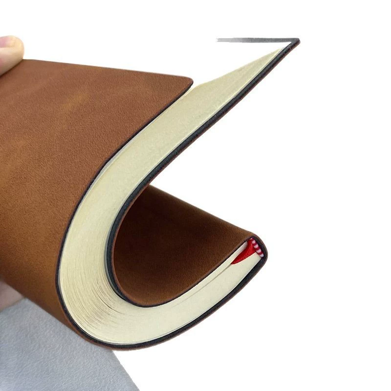 Retro Notebook A5, Thick 200 Pages, Leather-like Cover, Multi-color (Custom)