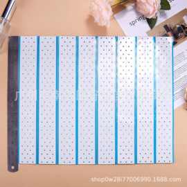 织发补发用打孔蓝透气胶长条胶生物双面胶假发胶片假发双面胶片