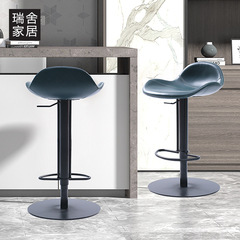 現代簡約升降吧檯椅家用陽台高吧椅旋轉椅子凳子輕奢吧檯凳高腳凳