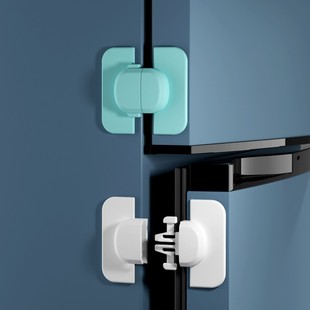Maternity and Baby Products Wholesale Square Refrigerator Lock Baby Safety Products Infant and Toddler Multi-Functional Safety Lock Drawer Lock