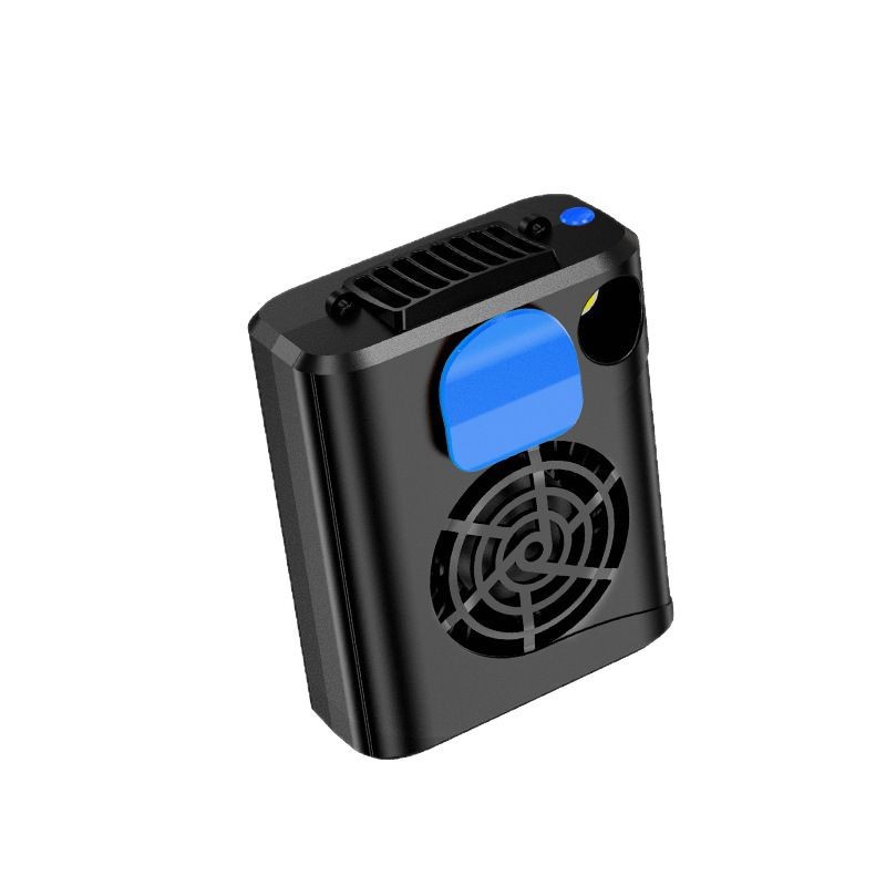 Ventilador de cintura colgante, cintura de clip portátil, carga usb, ventilador portátil para exteriores sin hojas, ventilador de escritorio portátil, ventilador pequeño de mano