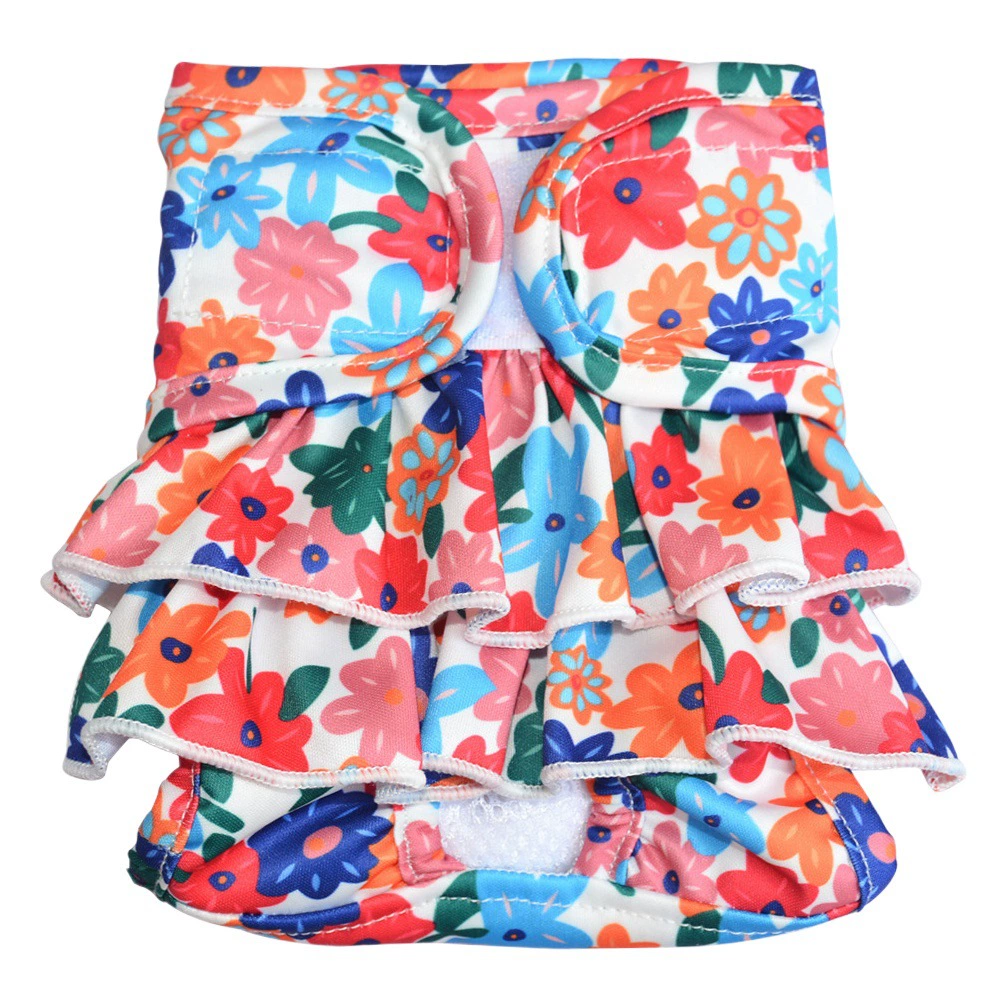 Amazon Pet Skin Брюки Моющаяся юбка Защитные штаны для собак Гигиенические штаны Подгузники для суки Менструальные антистресс