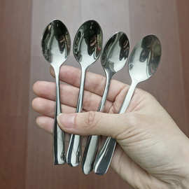 不锈钢咖啡勺家用小尖勺短汤匙多用冲泡搅拌勺酸奶勺咖啡匙小勺子