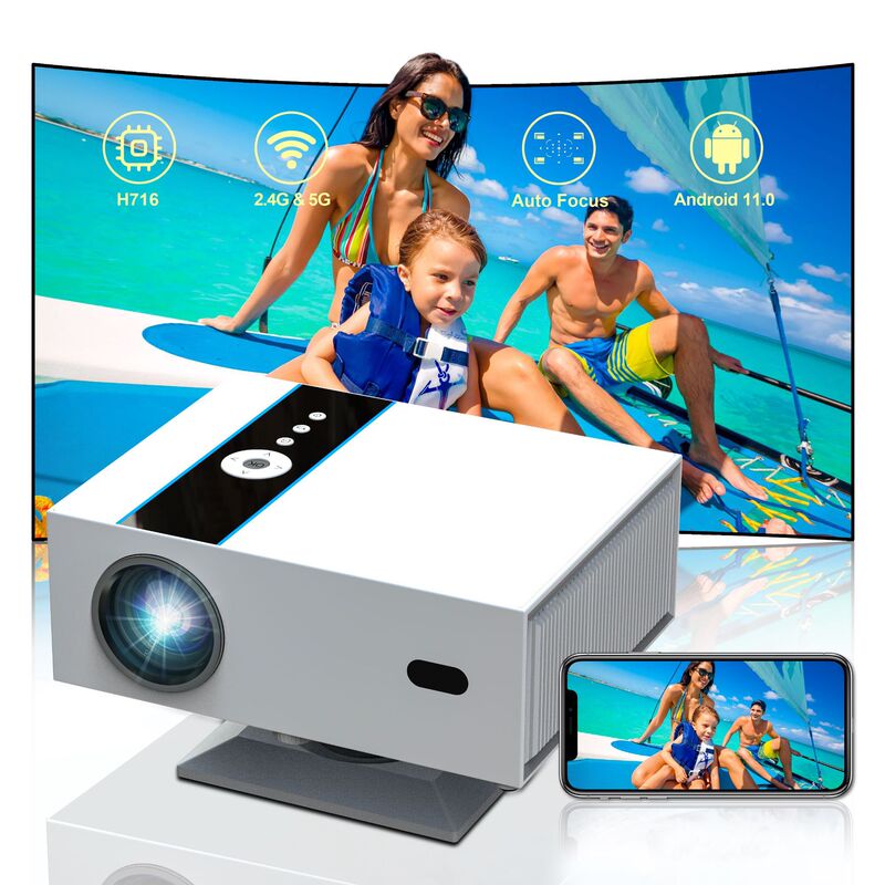 Cross-Border X6 Projector Home Autofocus High-Definition 1080P Pan-Tilt Small Home Theater Office Projector Cross-Border X6 Projector Home Autofocus High-Definition 1080P Pan-Tilt Small Home Theater Office Projector