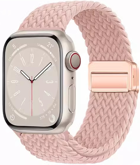 Apple iwatchS9876 時計ストラップ織り磁気バックル時計ストラップ ApplewatchS10 男性と女性の通気性に適しています。|undefined