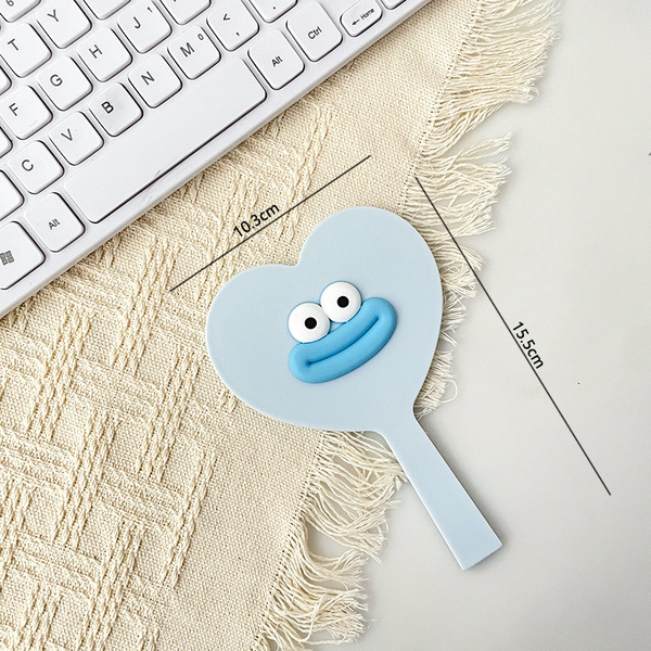 Cute cartoon handheld handle heart shaped for students