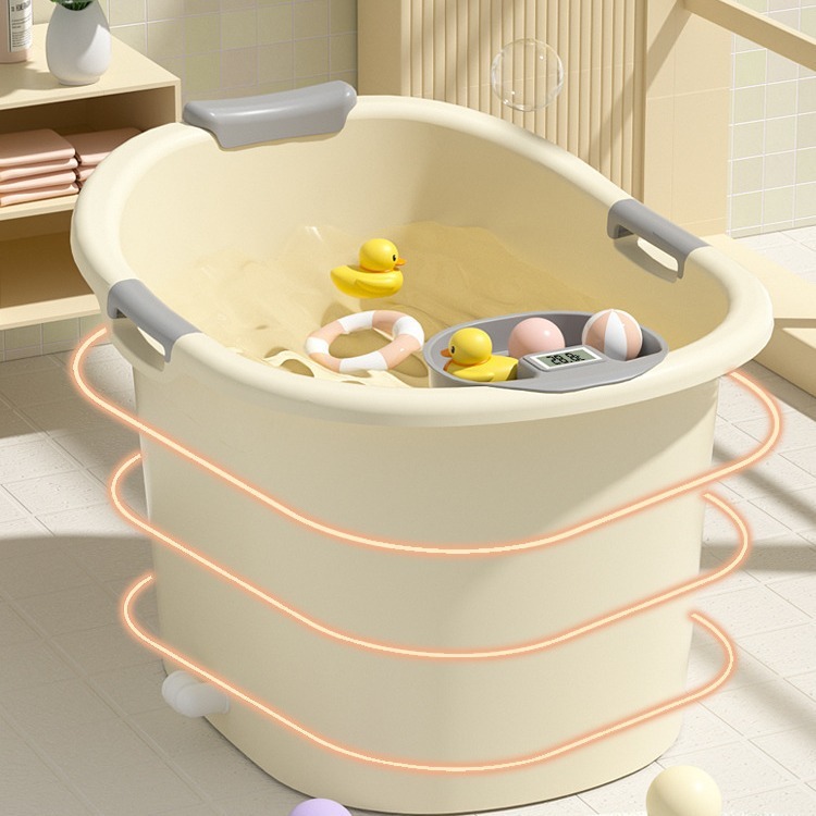 Household Thickened Bathtub Baby Swimming Tub Children's Sit-In Bathtub Children's Bathing Tub Foot Soaking Tub