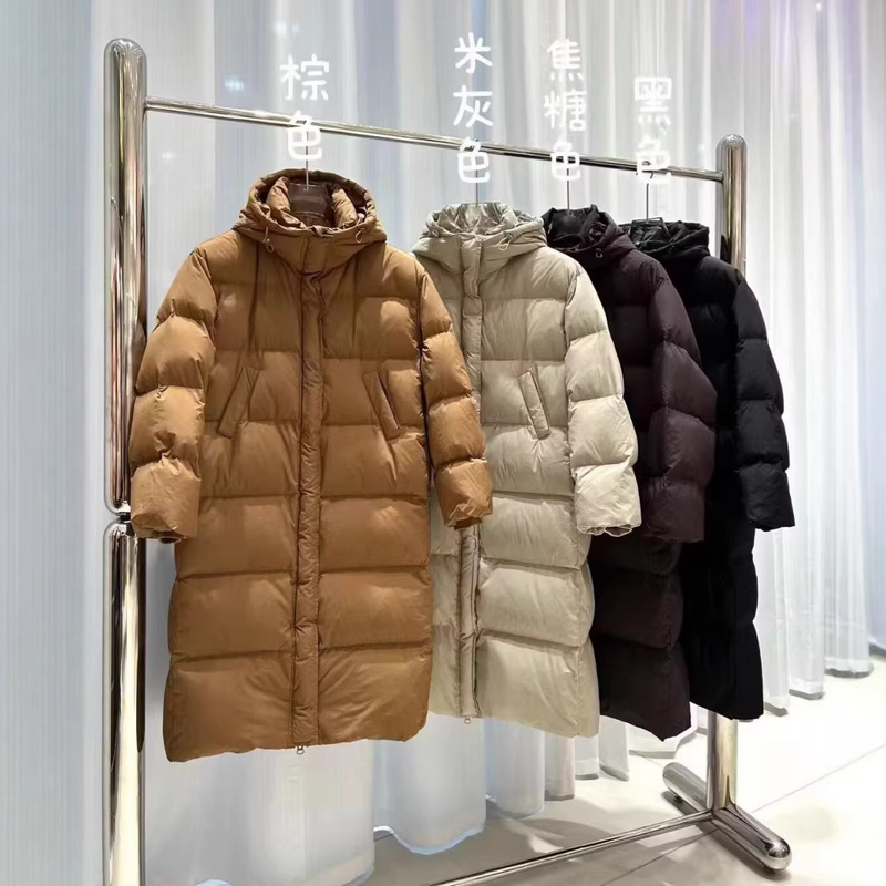 Extra-Long down Jacket for Women, Winter 2025 New Korean Style Hooded Quilted Coat, Over-The-Knee and Ankle-Length, Thickened Outerwear Extra-Long down Jacket for Women, Winter 2025 New Korean Style Hooded Quilted Coat, Over-The-Knee and Ankle-Length, Thickened Outerwear