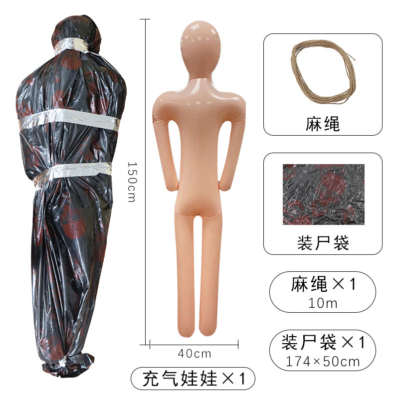 ハロウィン新製品インフレータブルダミー密室お化け屋敷プラスチッククロスボーダーホラー人形装飾品小道具装飾|undefined