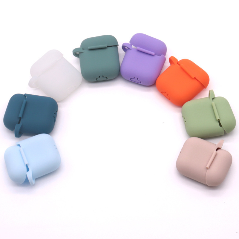 硅胶蓝牙耳机保护套适用苹果无线耳机壳全包防尘airpods2代保护套|undefined