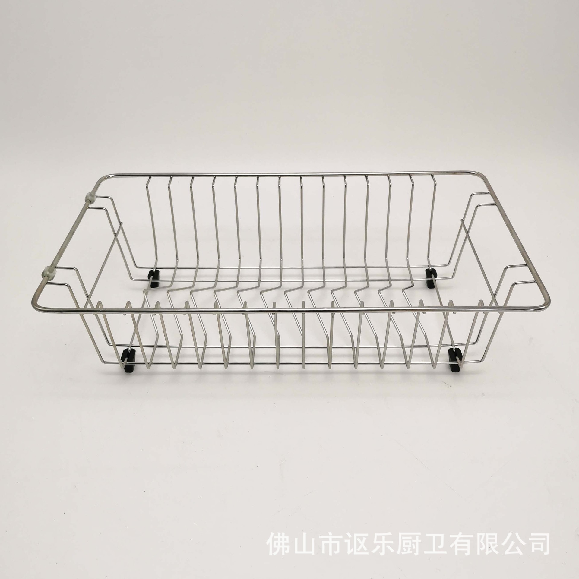定制不锈钢带卡槽可放置碗碟沥水篮厨房餐具晾干架水槽沥水碗篮
