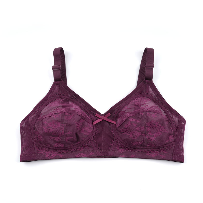 Gran tamaño de ropa interior verano super delgada taza de pecho grande pequeño sujetador ajustable simple sujetador de mm grasa