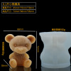 Coffee cute dessert milk tea, silicone mold, with little bears