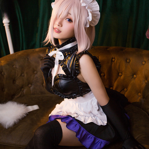 Fate Grand Order Maseru maid cosplay costume for solo dancing