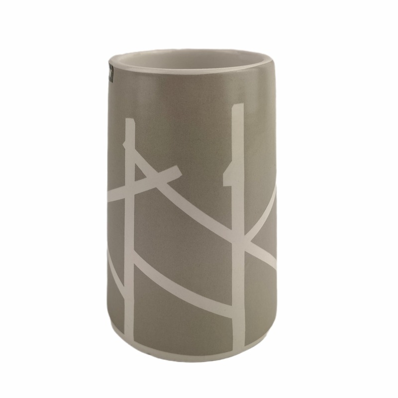 Set de baño de cerámica en stock caja de jabón de baño al por mayor taza de enjuague bucal de cinco piezas de baño creativo artículos sanitarios