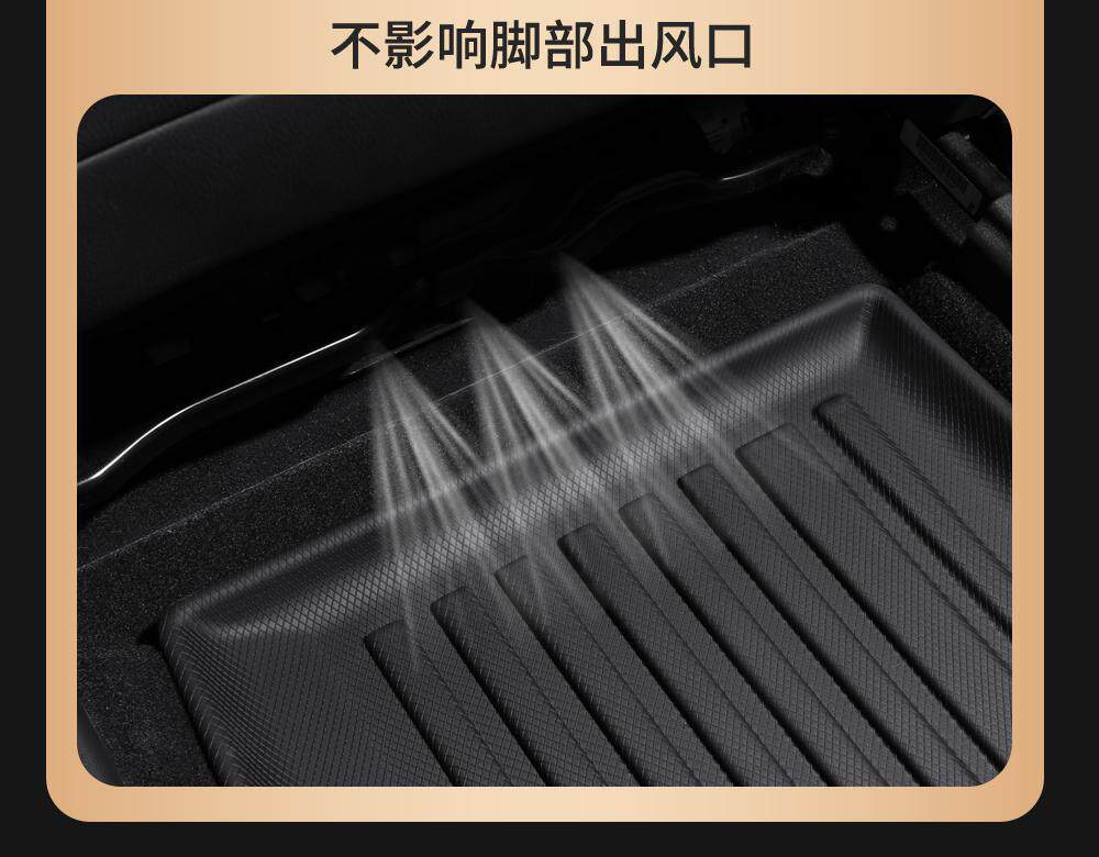Tpe Car Floor Mats Byd Song Plus Dmi Semi-Enclosed Plus Ev Carpet 21-25 Models High-End Starry Sky Carpet