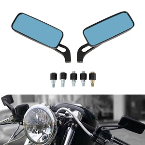 Yeni motosiklet/elektrik avtomobil üçün tam alüminium düzbucaqlı Harley retro güzgü