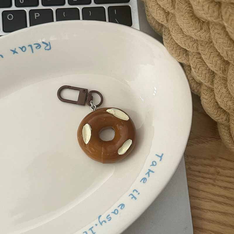 快乐在发酵!仿碱水面包牛角包钥匙扣趣味学生小众包包挂件小礼物|undefined