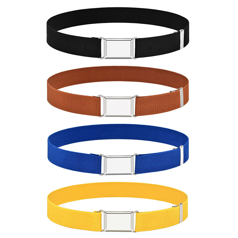 Cinturón elástico para niños hebilla colgante bebé niños y niñas cinturón pequeño al por mayor