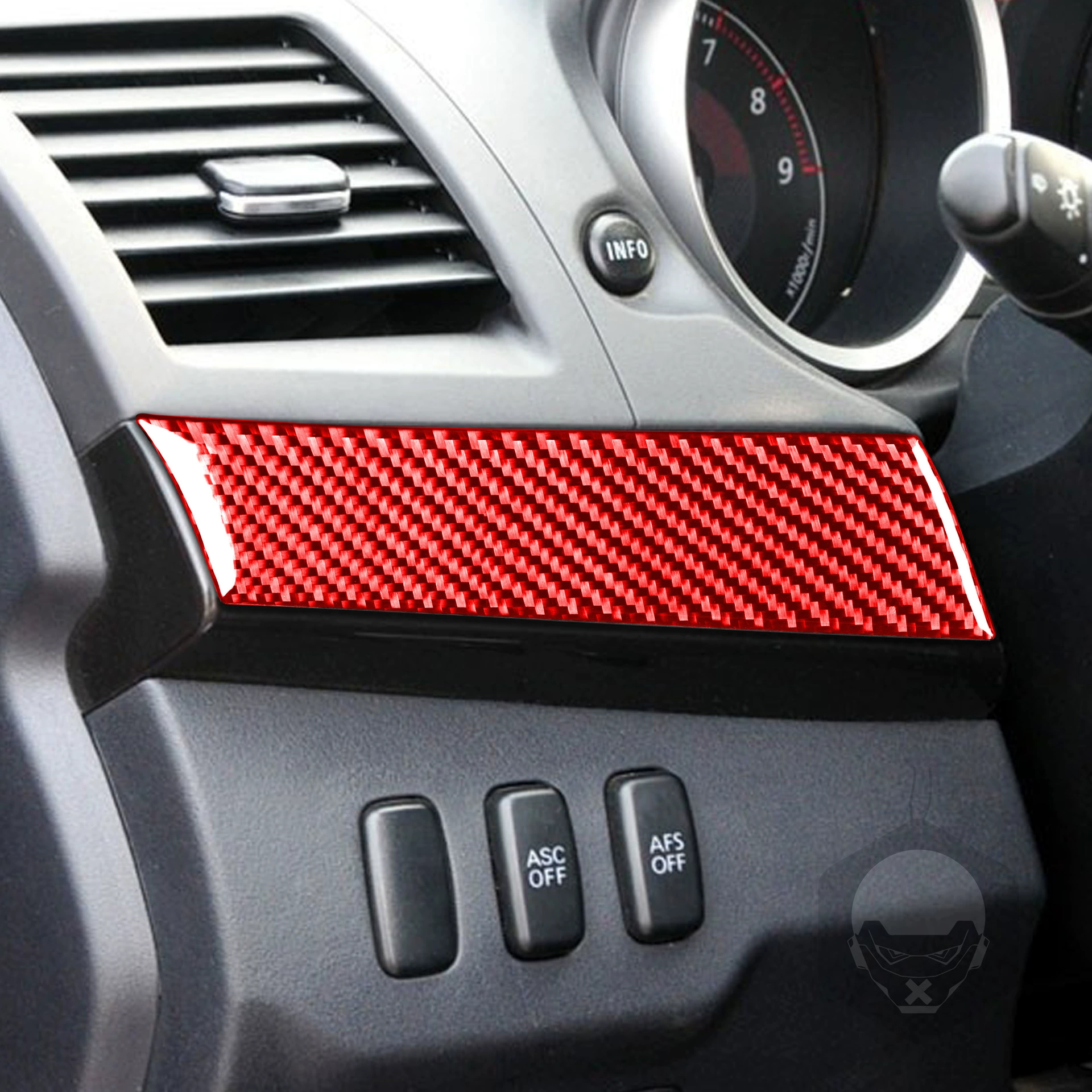 Для Mitsubishi 08-13 Lancer EVO модернизированные аксессуары углеродистого волокна панель приборов водителя декоративные наклейки