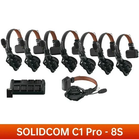 Hollyland Solidcom C1 Pro беспроводная гарнитура для связи, система вызовов, до 1000 футов, двунаправленное ENC шумоподавление